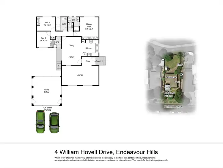 Floorplan of Homely house listing, 4 William Hovell Drive, Endeavour Hills VIC 3802
