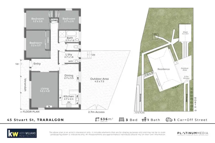 Floorplan of Homely house listing, 45 Stuart Street, Traralgon VIC 3844