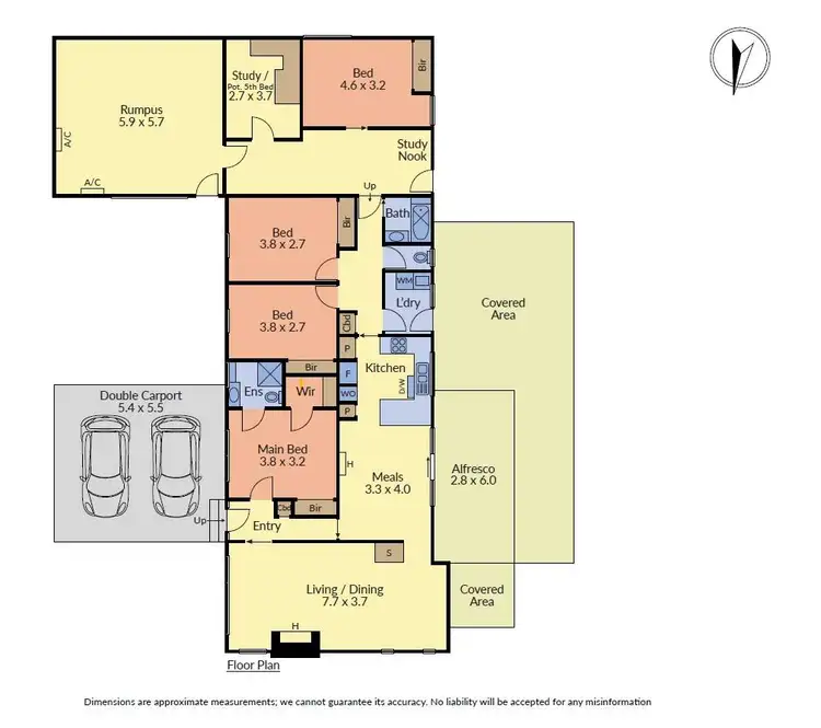 Floorplan of Homely house listing, 4 Tynham Close, Ferntree Gully VIC 3156