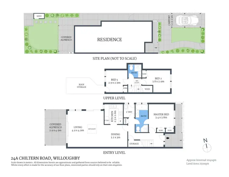 Floorplan of Homely house listing, 24A Chiltern Road, Willoughby NSW 2068