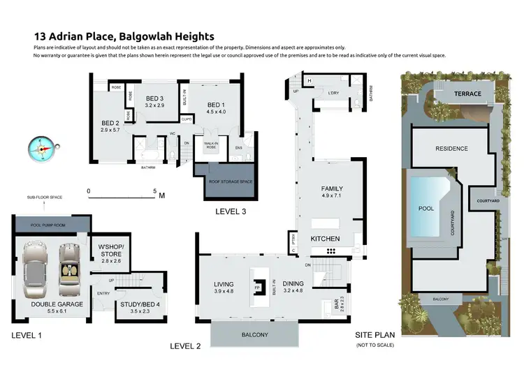 Floorplan of Homely house listing, 13 Adrian Place, Balgowlah Heights NSW 2093