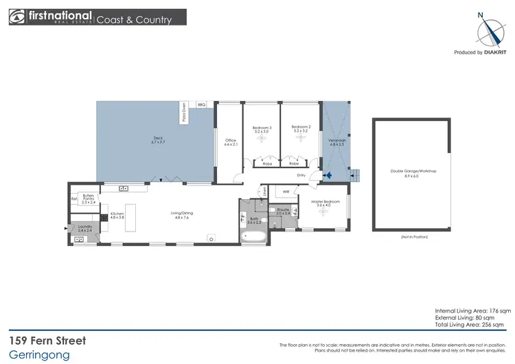 Floorplan of Homely house listing, 159 Fern Street, Gerringong NSW 2534