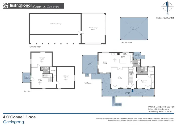 Floorplan of Homely house listing, 4 O'Connell Place, Gerringong NSW 2534