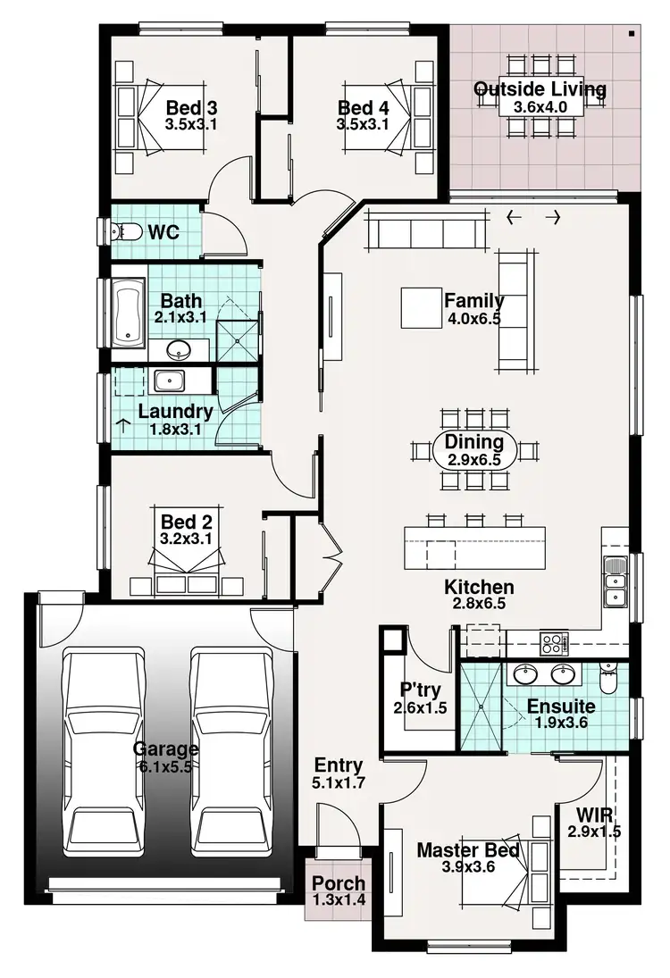 Floorplan of Homely house listing, 19 Bowerbird Court, Thurgoona NSW 2640