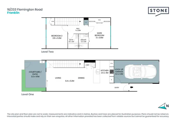 Floorplan of Homely townhouse listing, 16/233 Flemington Road, Franklin ACT 2913