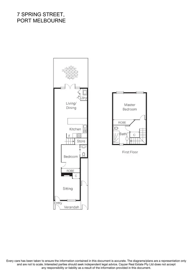 Floorplan of Homely house listing, 7 Spring Street, Port Melbourne VIC 3207