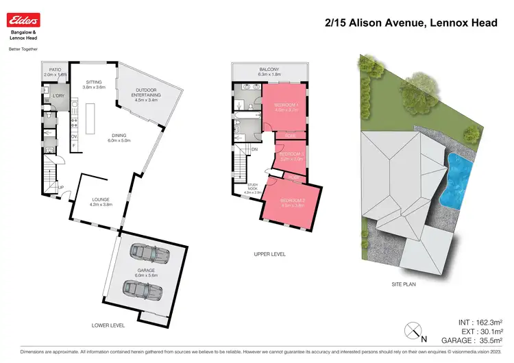 Floorplan of Homely townhouse listing, 2/15 Alison Avenue, Lennox Head NSW 2478