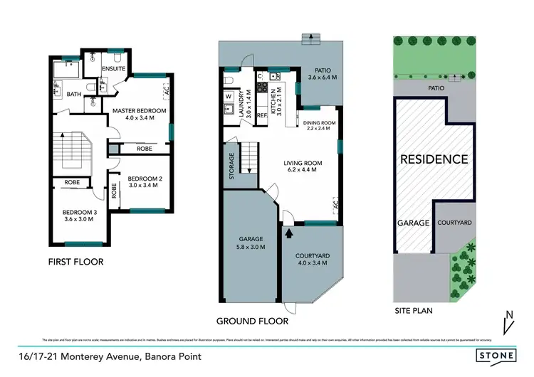 Floorplan of Homely townhouse listing, 16/17-21 Monterey Avenue, Banora Point NSW 2486