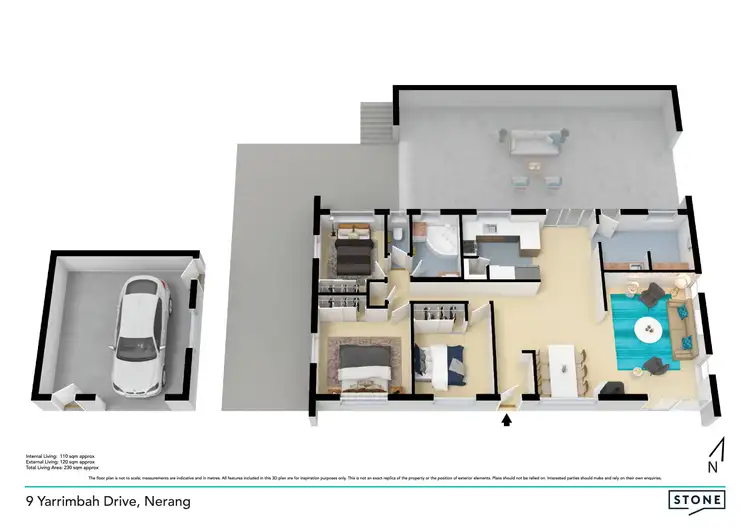 Floorplan of Homely house listing, 9 Yarrimbah Drive, Nerang QLD 4211