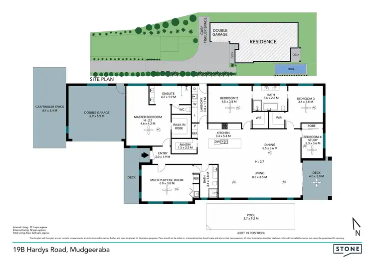 Floorplan of Homely house listing, 19B Hardys Road, Mudgeeraba QLD 4213