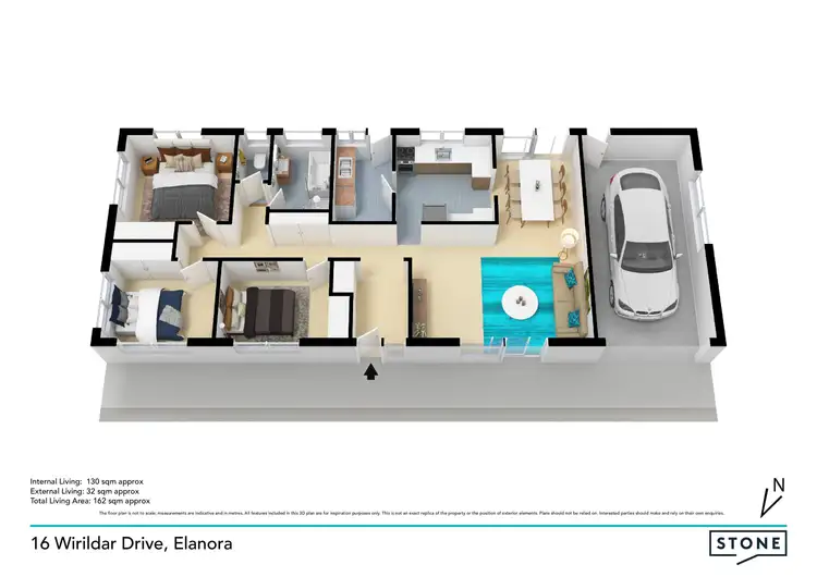 Floorplan of Homely house listing, 16 Wirildar Drive, Elanora QLD 4221