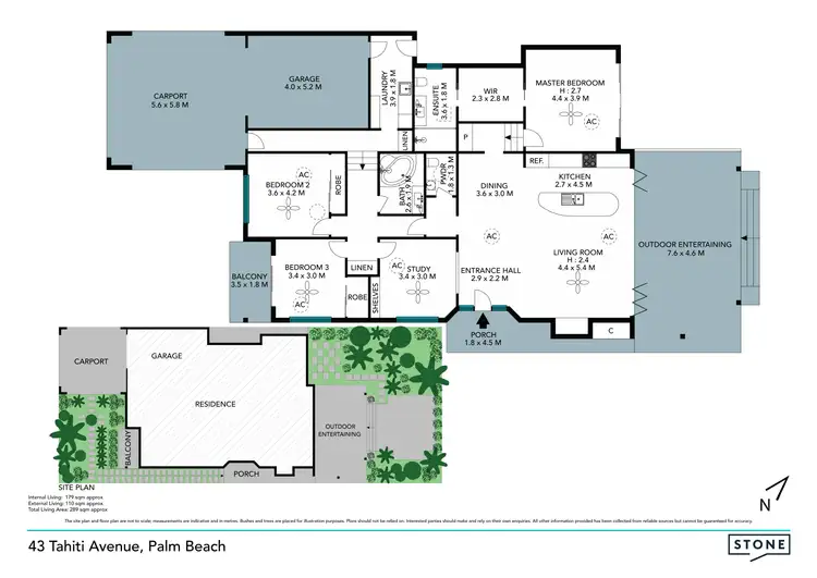 Floorplan of Homely house listing, 43 Tahiti Avenue, Palm Beach QLD 4221