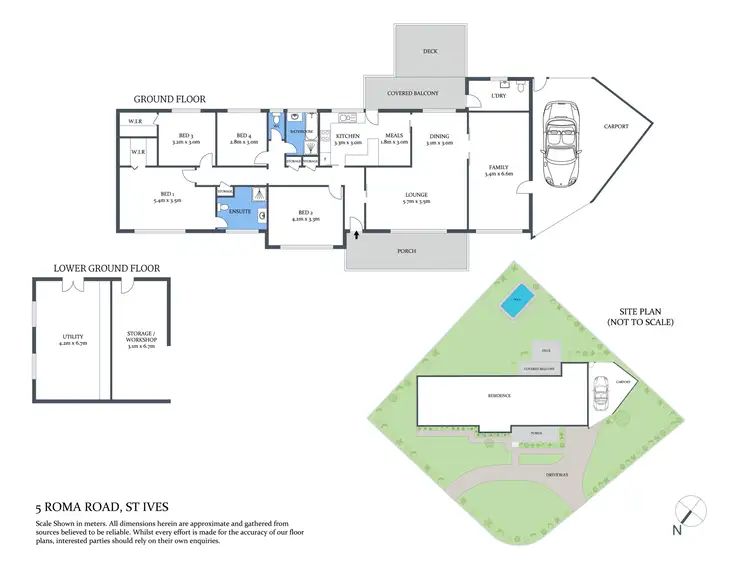 Floorplan of Homely house listing, 5 Roma Road, St Ives NSW 2075