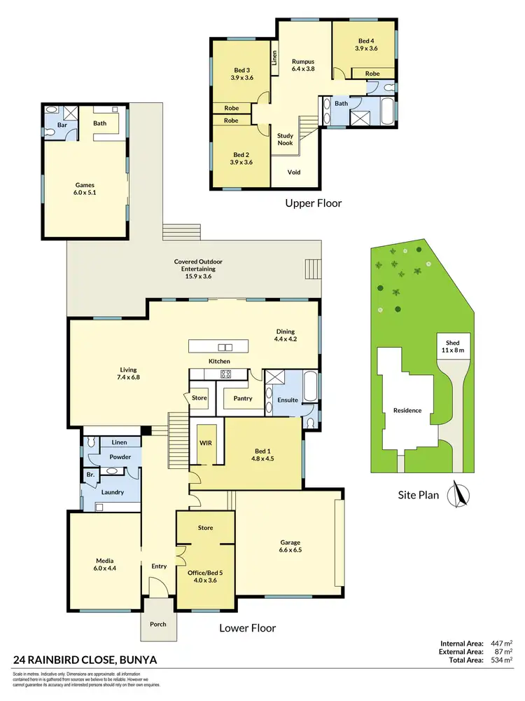 Floorplan of Homely house listing, 24 Rainbird Close, Bunya QLD 4055