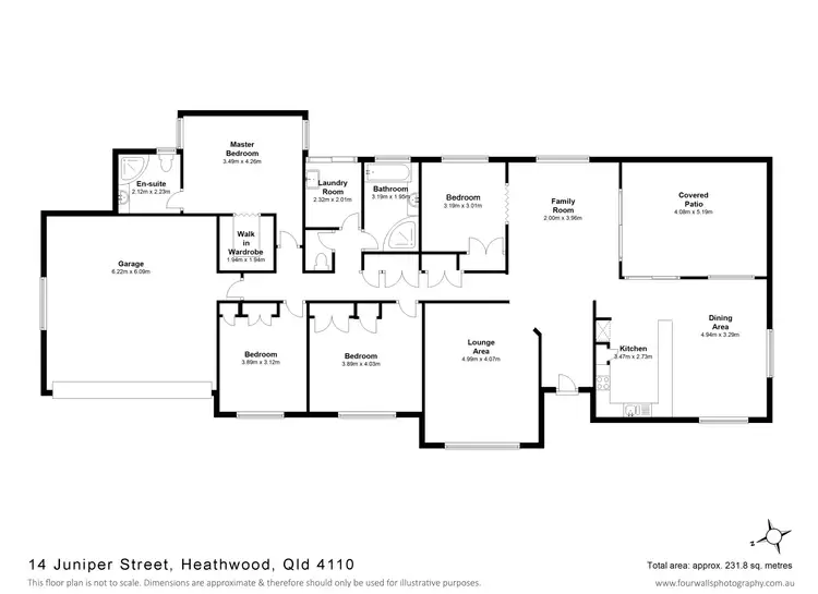 Floorplan of Homely house listing, 14 Juniper Street, Heathwood QLD 4110