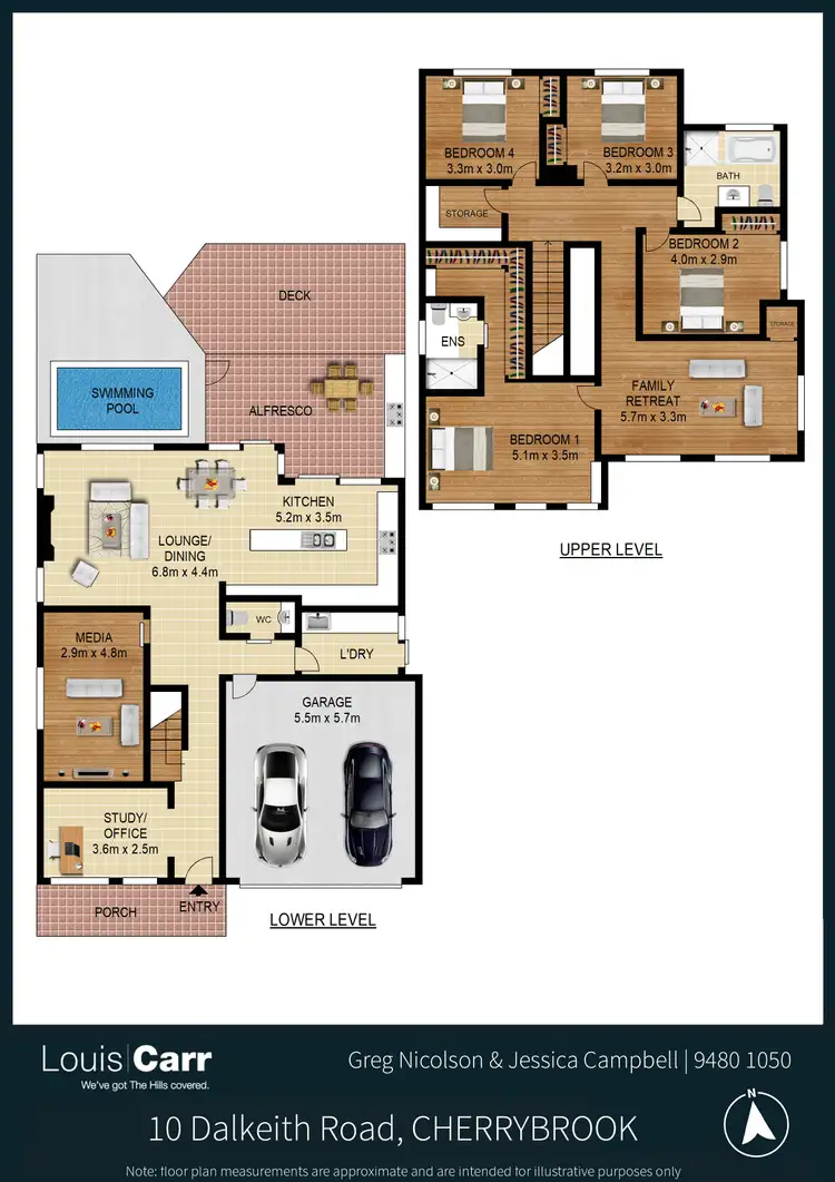 Floorplan of Homely house listing, 10 Dalkeith Road, Cherrybrook NSW 2126