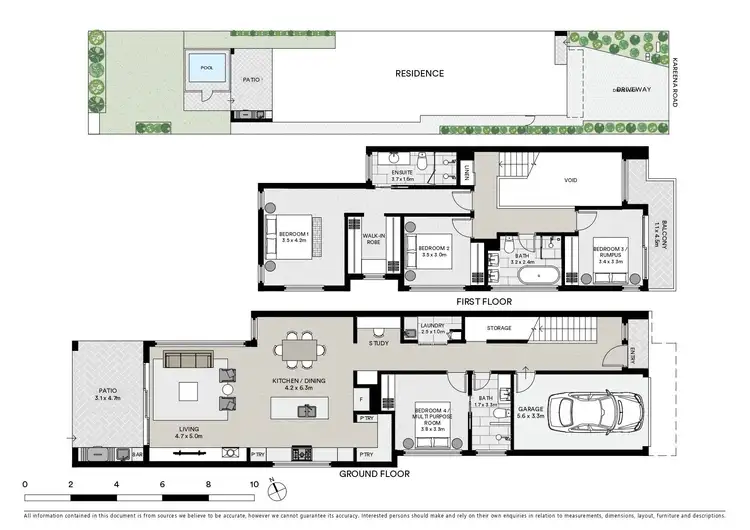 Floorplan of Homely semi-detached listing, 37b Kareena Road, Miranda NSW 2228