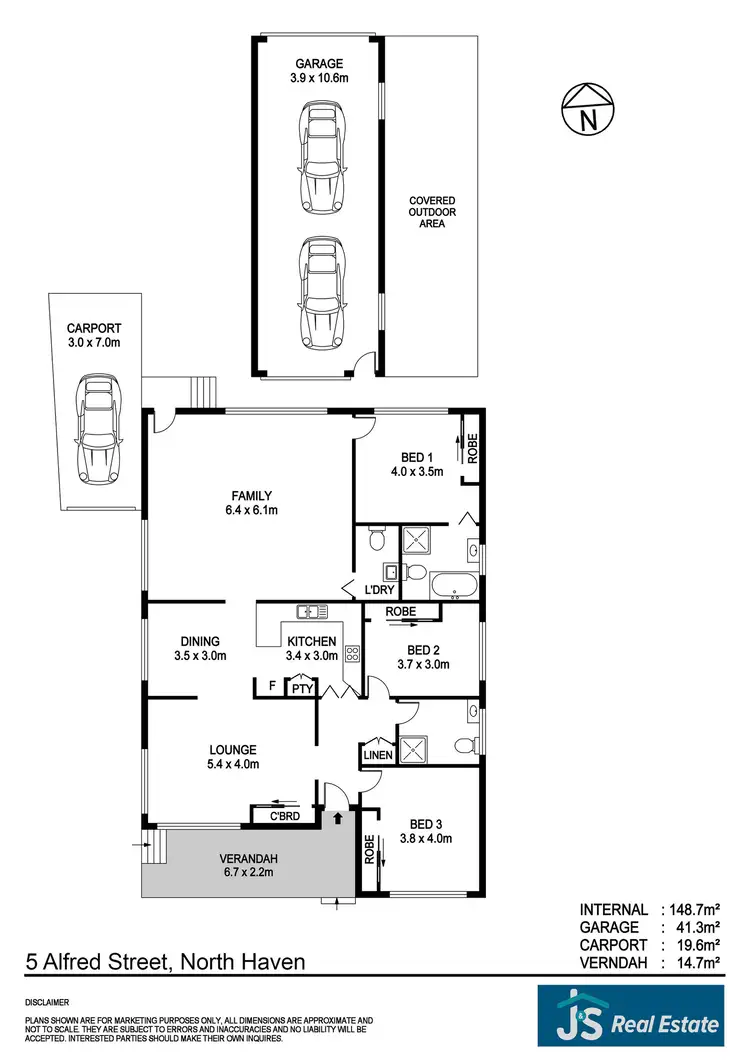 Floorplan of Homely house listing, 5 Alfred Street, North Haven NSW 2443