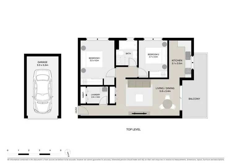 Floorplan of Homely apartment listing, 8/11 Kiora Road, Miranda NSW 2228