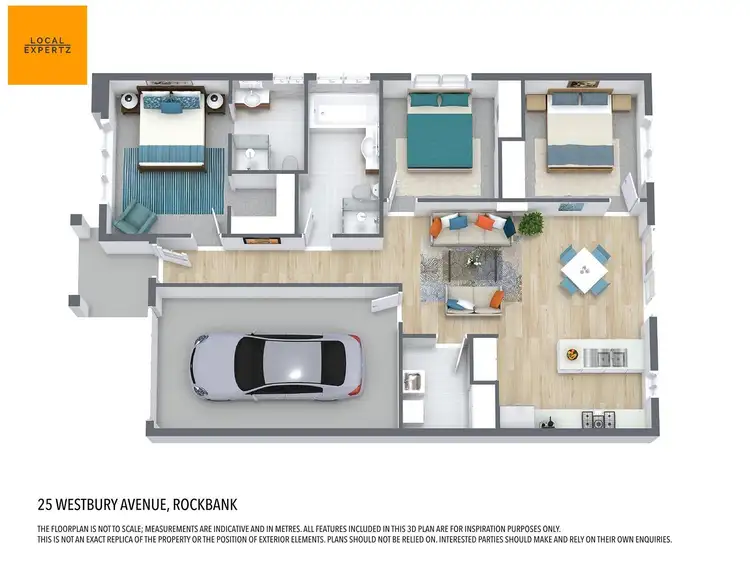 Floorplan of Homely house listing, 25 Westbury Avenue, Rockbank VIC 3335