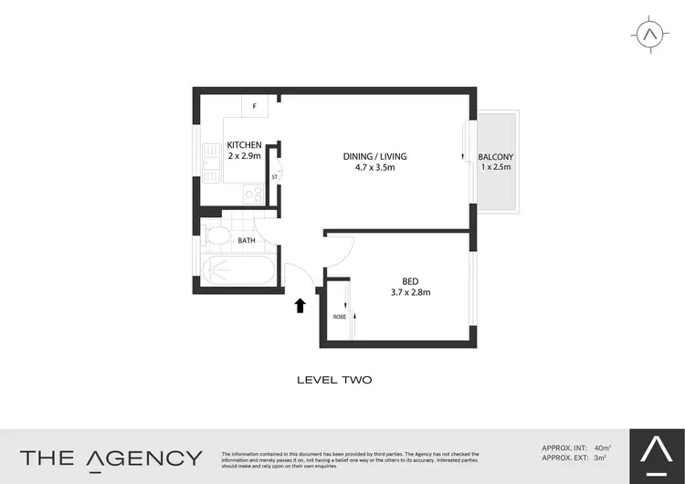 Floorplan of Homely apartment listing, 9/19 Warringah Road, Mosman NSW 2088