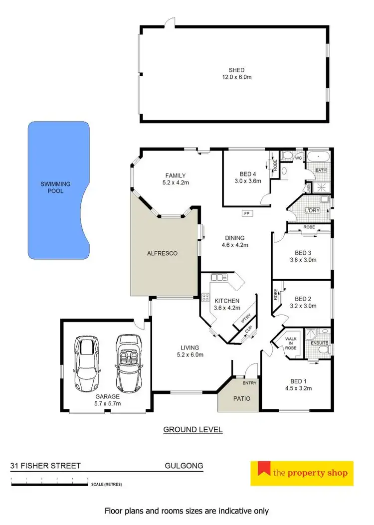 Floorplan of Homely house listing, 31 Fisher Street, Gulgong NSW 2852