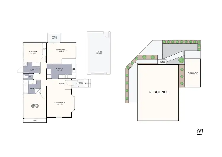 Floorplan of Homely unit listing, 1/105-107 Dublin Road, Ringwood East VIC 3135