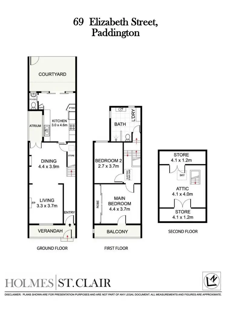 Floorplan of Homely house listing, 69 Elizabeth Street, Paddington NSW 2021