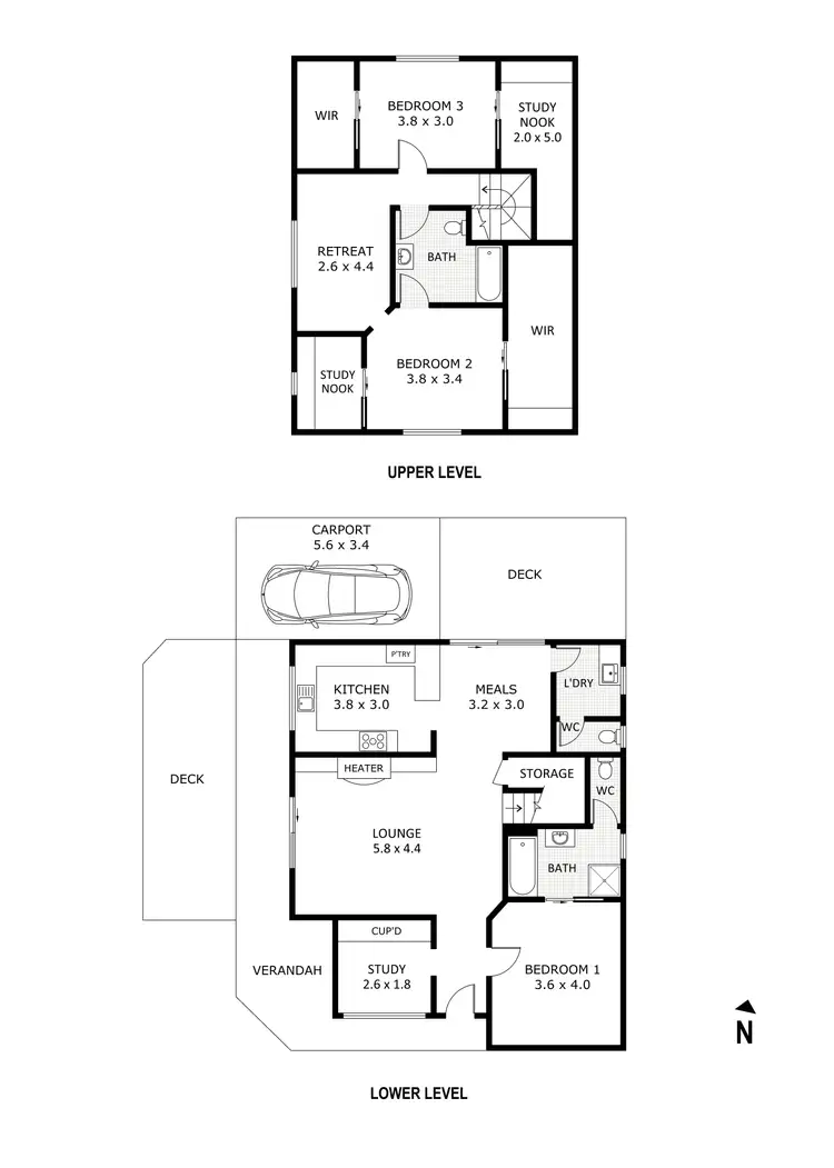 Floorplan of Homely house listing, 2C Staley Street, California Gully VIC 3556