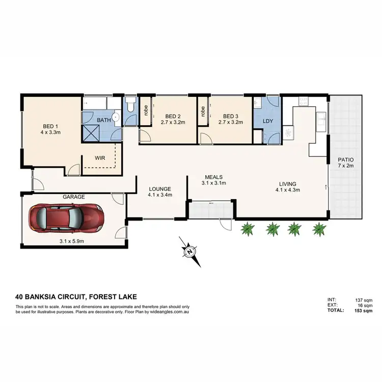 Floorplan of Homely house listing, 40 Banksia Circuit, Forest Lake QLD 4078
