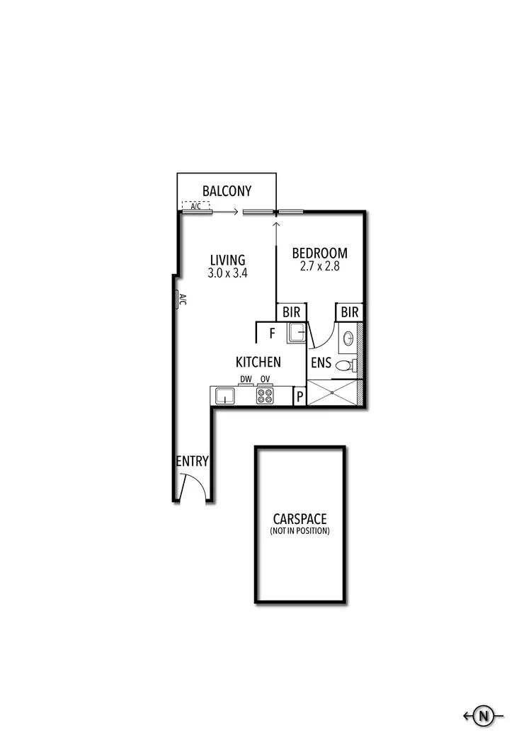 Floorplan of Homely apartment listing, 1909N/229 Toorak Road, South Yarra VIC 3141
