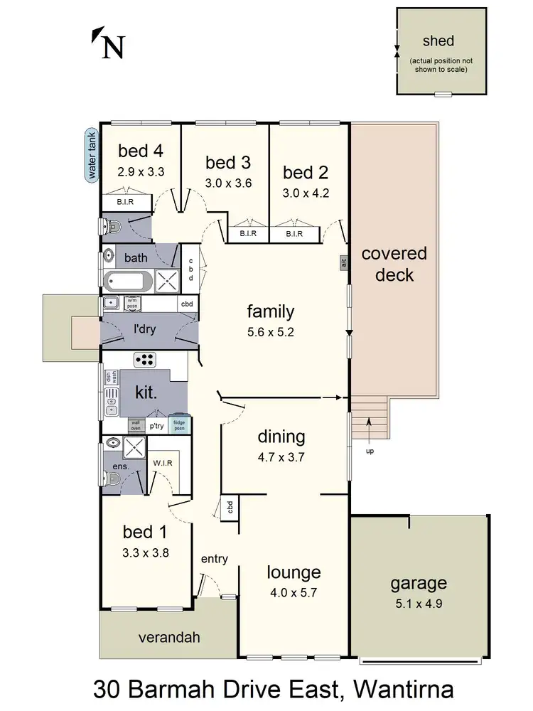 Floorplan of Homely house listing, 30 Barmah Drive, Wantirna VIC 3152