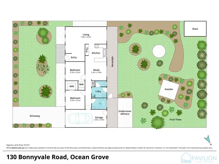Floorplan of Homely house listing, 130 Bonnyvale Road, Ocean Grove VIC 3226