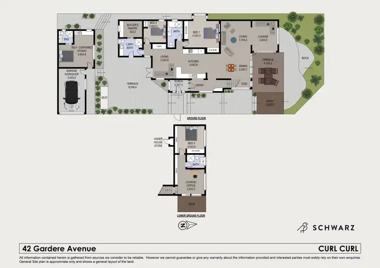 Floorplan of Homely house listing, 42 Gardere Avenue, Curl Curl NSW 2096