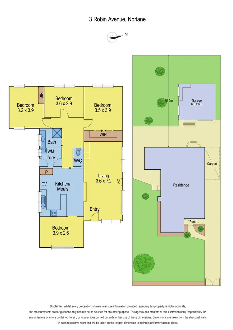 Floorplan of Homely house listing, 3 Robin Avenue, Norlane VIC 3214