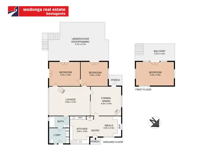 Floorplan of Homely rural property listing, 1066 Sandy Creek Road, Sandy Creek VIC 3695