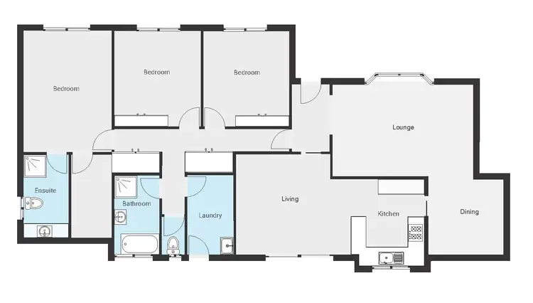 Floorplan of Homely house listing, 136 Dight Street, Jindera NSW 2642