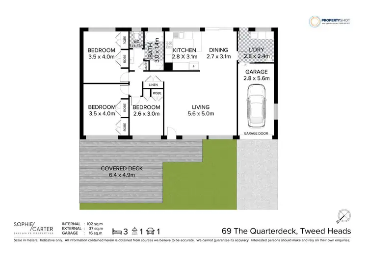 Floorplan of Homely house listing, 69 The Quarterdeck, Tweed Heads NSW 2485