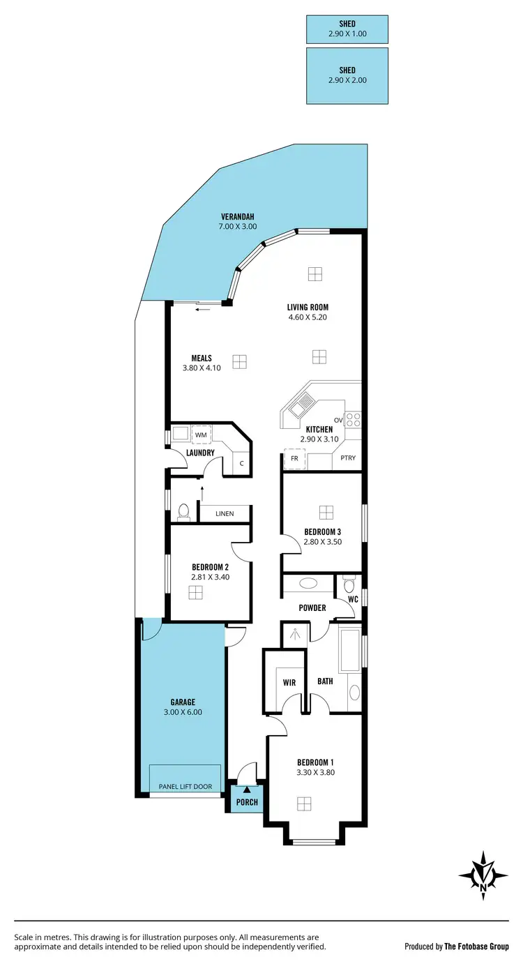 Floorplan of Homely house listing, 5 Shetland Avenue, Marion SA 5043
