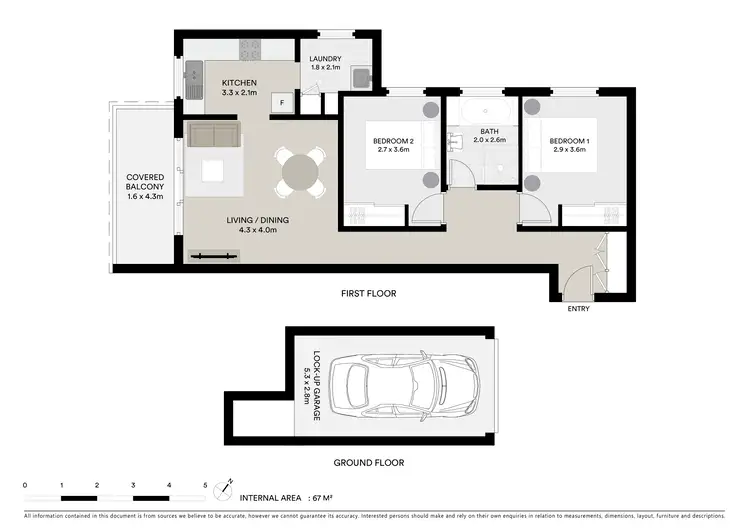 Floorplan of Homely unit listing, 1/4 Nelson Street, Penshurst NSW 2222