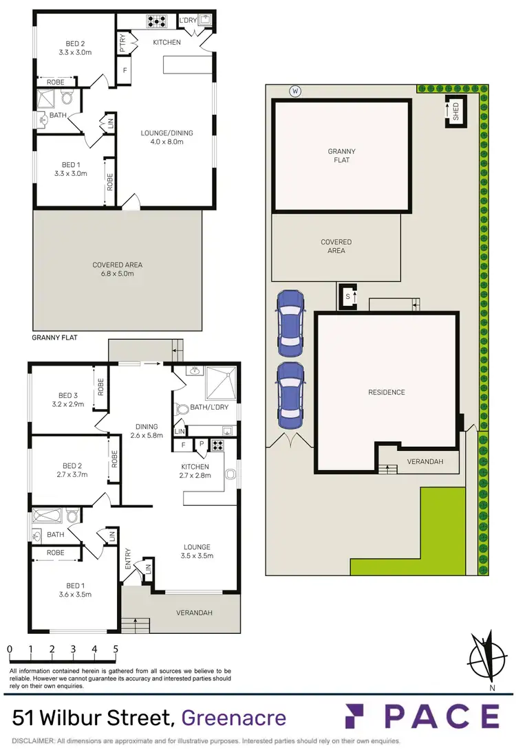 Floorplan of Homely house listing, 51 Wilbur Street, Greenacre NSW 2190