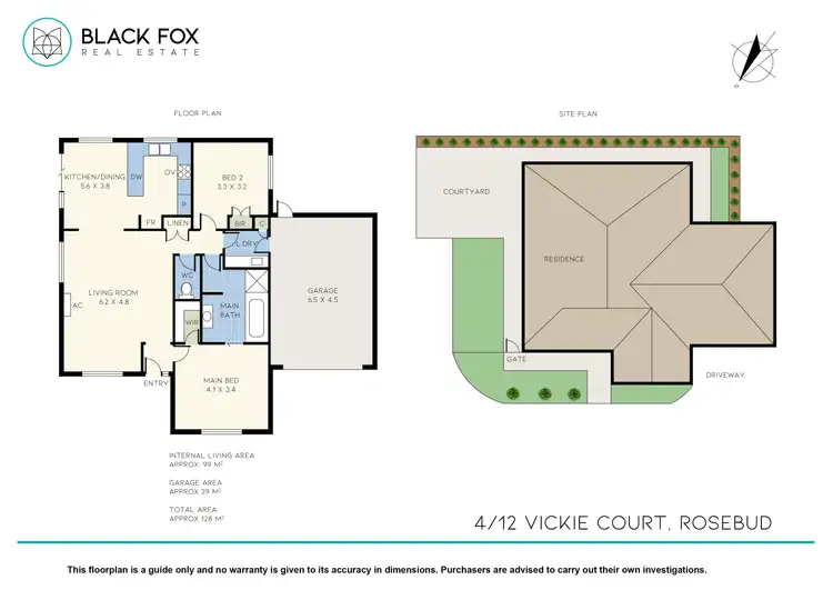Floorplan of Homely unit listing, 4/12 Vickie Court, Rosebud VIC 3939
