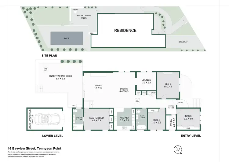 Floorplan of Homely house listing, 16 Bayview Street, Tennyson Point NSW 2111