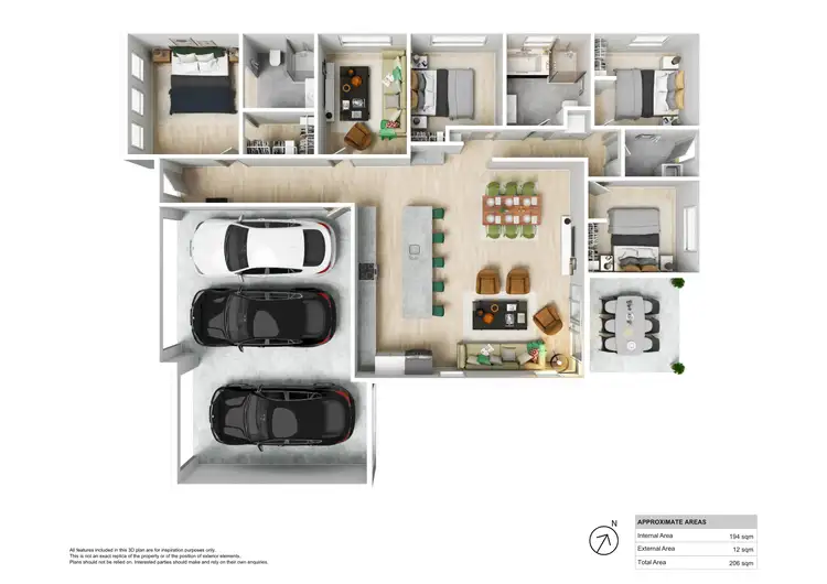Floorplan of Homely house listing, 3 Everingham Road, Raymond Terrace NSW 2324