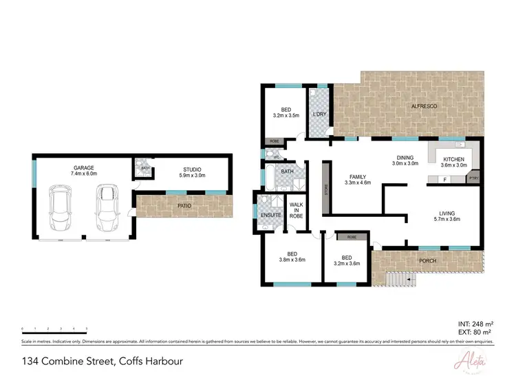 Floorplan of Homely house listing, 134 Combine Street, Coffs Harbour NSW 2450