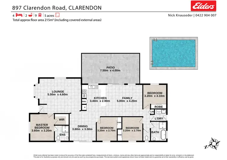 Floorplan of Homely house listing, 897 Clarendon Road, Clarendon QLD 4311