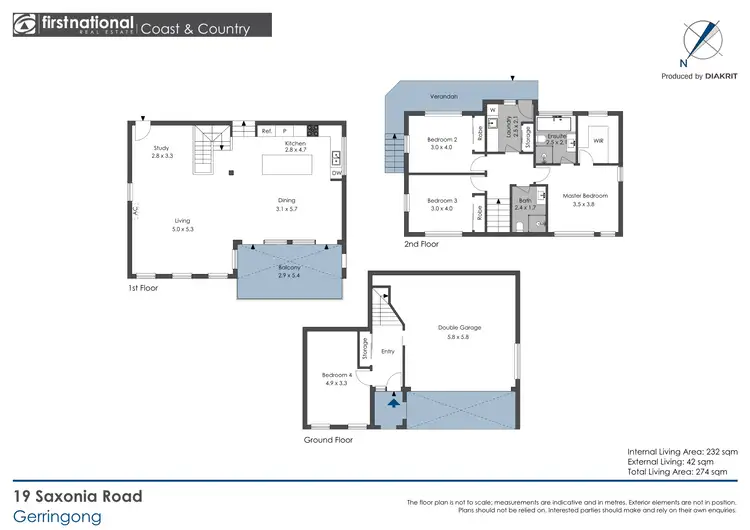 Floorplan of Homely house listing, 19 Saxonia Road, Gerringong NSW 2534