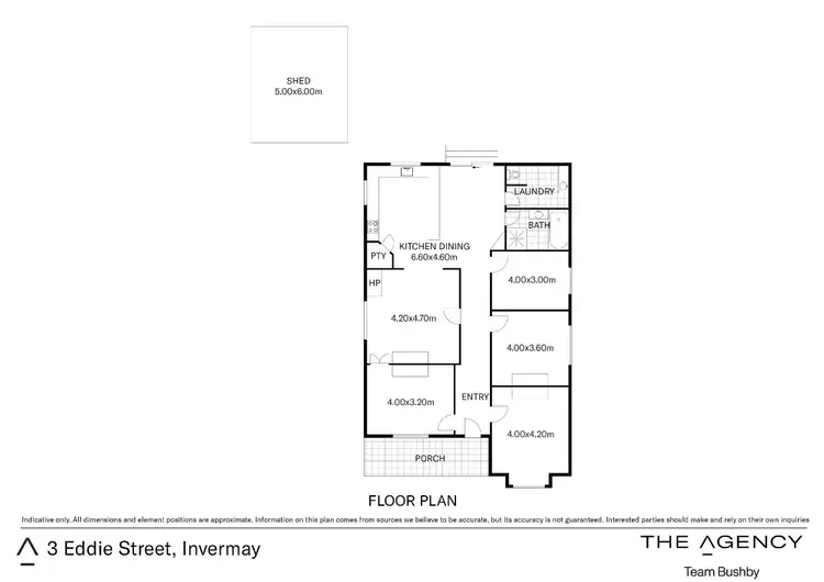 Floorplan of Homely house listing, 3 Eddie Street, Invermay TAS 7248