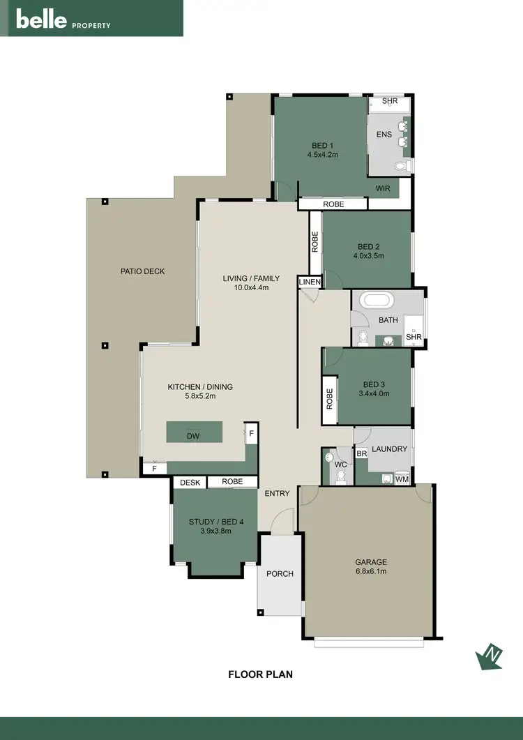 Floorplan of Homely house listing, 23 Litara Court, Palm Cove QLD 4879