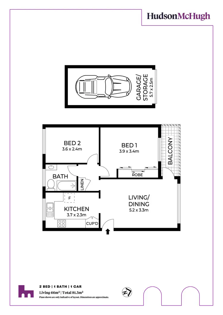 Floorplan of Homely unit listing, 13/49 Alt Street, Ashfield NSW 2131